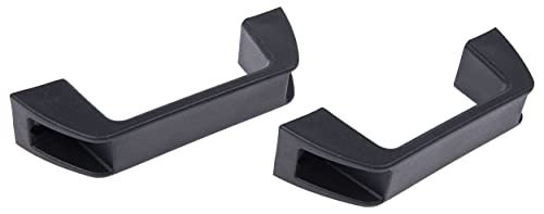 RS PRO Schwarz Kunststoff Griff, L 140mm H 40 mm B 28mm, Lochabst. 120mm, Packung a 2 Stück von RS PRO