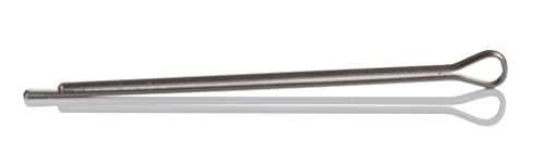 RS PRO Splinte Stahl, 19.1mm, Ø 0.8mm Glanzverzinkt, Packung a 100 Stück von RS PRO