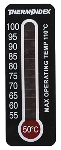 RS PRO Temperaturanzeige Aufkleber 50°C / 100°C 11 Messbereiche 10 Stk. Vertikal, L. 51mm, B. 18mm Umkehrbar, Packung a 10 Stück von RS PRO