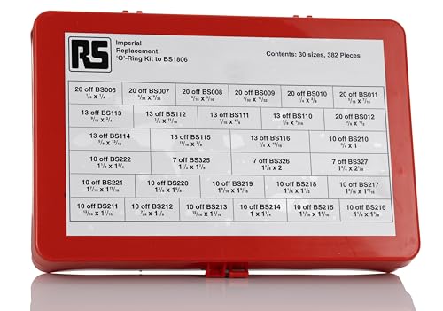 RS PRO Viton® O-Ring-Satz, Dichtungsring,Gummidichtung, 382 Stück von RS PRO