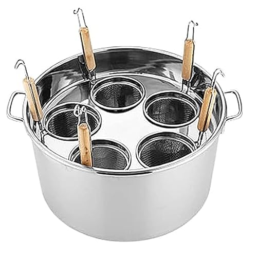 RSBFER 3/4/5 Löcher Nudelkocher-Einsatzset/Kommerzieller Suppentopf mit Trennwand und Sieb für perfektes Kochen und einfaches Abtropfen,5 Holes RSBFER 3/4/5 Löcher Nudelkocher-Einsatzset/Kommerzieller Suppentopf mit Trennwand und Sieb für perfektes Kochen und einfaches Abtropfen,5 Holes von RSBFER