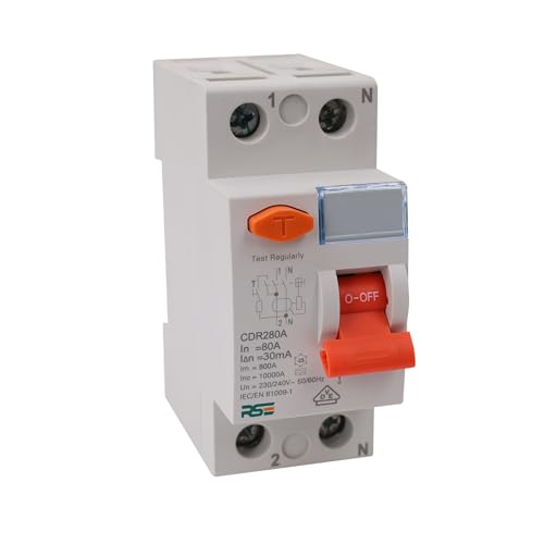 RSE CDR280A FI Fehlerstrom-Schutzschalter 2P 80A 30mA Typ A von RSE