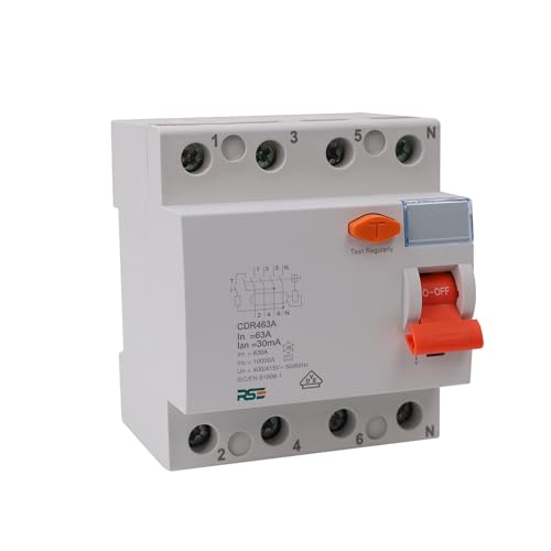 RSE CDR463A FI Fehlerstrom-Schutzschalter 4P 63A 30mA Typ A RSE CDR463A FI Fehlerstrom-Schutzschalter 4P 63A 30mA Typ A von RSE