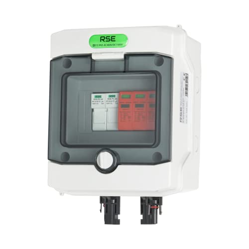 RSE SOLAR ANSCHLUSSKASTEN IP65 PHOTOVOLTAIK AC DC 1-2-STRINGS ÜBERSPANNUNGSSCHUTZ Varianten, 1. DC 1-String 6 PLE T2 1000V RSE SOLAR ANSCHLUSSKASTEN IP65 PHOTOVOLTAIK AC DC 1-2-STRINGS ÜBERSPANNUNGSSCHUTZ Varianten, 1. DC 1-String 6 PLE T2 1000V von RSE
