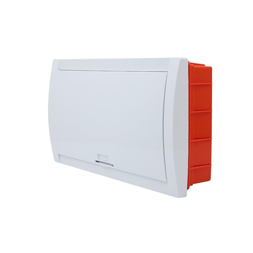 RSE Unterputz-Verteilerkasten mit weißer Tür IP20 IK10 1 Reihig 18 Module/PLE (Platzeinheiten) von RSE