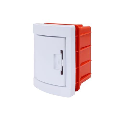 RSE Unterputz-Verteilerkasten mit weißer Tür IP20 IK10 1 Reihig 2 Module/PLE (Platzeinheiten) von RSE