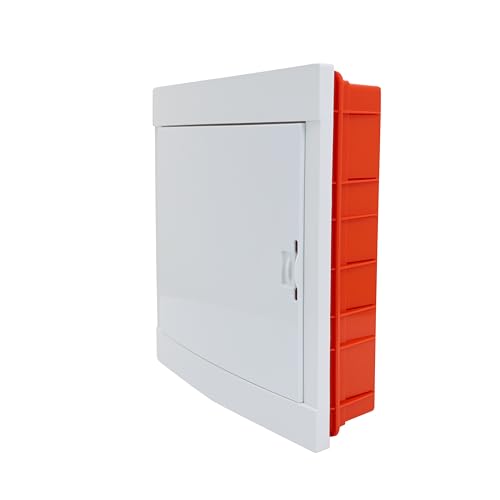 RSE Unterputz-Verteilerkasten mit weißer Tür IP20 IK10 2 Reihig 24 Module/PLE (Platzeinheiten) von RSE
