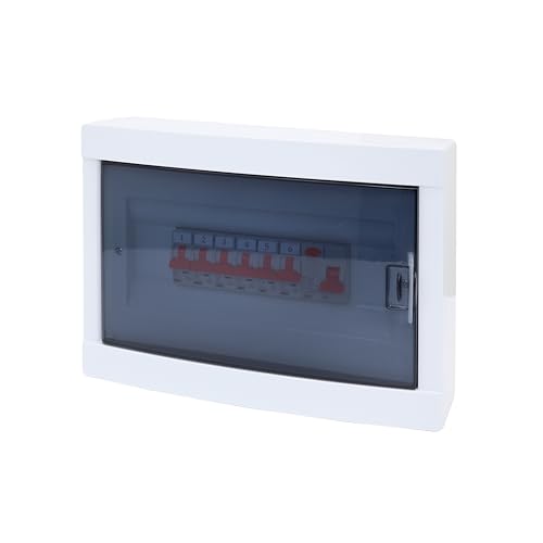 RSE Unterverteilung mit FI oder LS oder MID Zähler Stromverteiler Verteilerkasten Aufputz oder Unterputz, 4x LS 1P C16A, 2x LS 1P C10A, 1x FI2P 40A, Aufputz 12 Module RSE Unterverteilung mit FI oder LS oder MID Zähler Stromverteiler Verteilerkasten Aufputz oder Unterputz, 4x LS 1P C16A, 2x LS 1P C10A, 1x FI2P 40A, Aufputz 12 Module von RSE