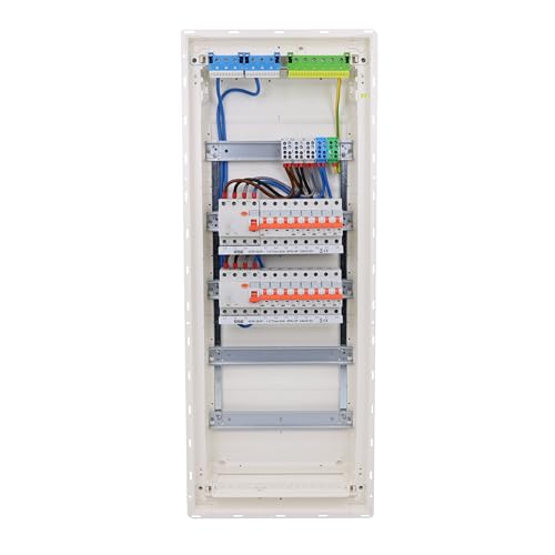 RSE Unterverteilung verdrahtet Sicherungskasten Unterputz Aufputz Hohlwand mit Hager Verteiler, Hohlwand 5-reihig VH60NC, ohne Überspannungsschutz von RSE