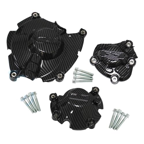 Motorabdeckungen Set Motorrad Motorschutz Zubehör Schutzschutz Für Yamah-a YZF R1 R1M 2015–2022 (Color : Carbon Fiber Set) von RSFIL
