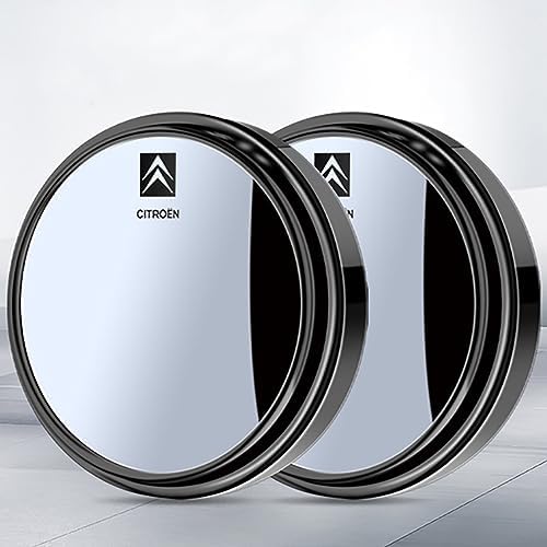 RSFIL 2 Stück Toter Winkel Spiegel für Citroen C5, Einstellbarer 360 ° Weitwinkel-Auto-Rückspiegel Kleine HD-Konvexlinse Auto-Toter-Winkel-Rückspiegel,C von RSFIL