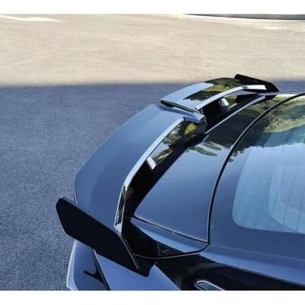 RSFIL Auto Heckspoiler für Audi TT Coupe (8J) 2006-2014, Auto Spoiler Wing Auto Kofferraum Heck Spoiler, Dachkantenspoiler, Spoiler, Spoilerlippe ABS Auto Modifikation Zubehör,Glossy Black von RSFIL