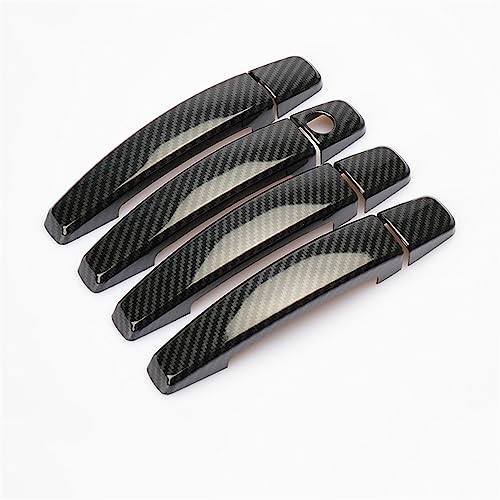 RSFIL Fahrzeugform Carbon-Faser-Auto-Türgriff-Abdeckung Für OPEL Für Astra H 2004 2005 2006 2007 2008 2009 J 2010 2011 2012 2013 2014 2015 dekorative Abdeckung (Color : 1) von RSFIL