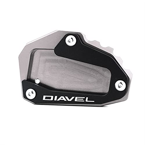 RSFIL Mobi-Unterstützung Für Ducati Multistrada 950 1100 1200/S/GT 1260 DIAVEL 1260 Monster 696 821 Motorrad Seitenständer Vergrößern Erweiterung (Color : DIAVEL Titanium) von RSFIL