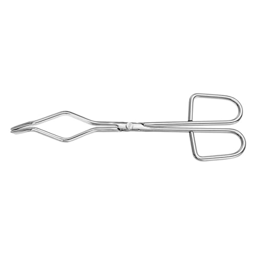 RSG Edelstahl Tiegelzange, Scherengang mit Schraube, Elektrolytisch Poliert, 220mm Länge von RSG