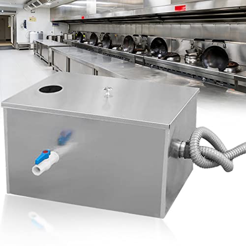 Edelstahl Fettabscheider Kommerziell Grease Trap, Küchenabfluss Fettabscheider für Hotels, Cafés und Kantinen, Abwasser Ölabscheider, Verstopfung der Kanalisation Verhindern Edelstahl Fettabscheider Kommerziell Grease Trap, Küchenabfluss Fettabscheider für Hotels, Cafés und Kantinen, Abwasser Ölabscheider, Verstopfung der Kanalisation Verhindern von RSHJD