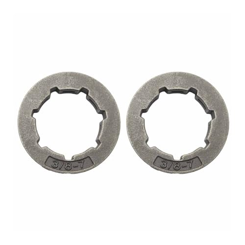 2 Stücke 3/8 "7T Kupplungsfelgenkettenrad Passend for Kettensäge 61 66 266 268 272 362 365 371 372 385 Repalce 68210 von RSIGAVEK