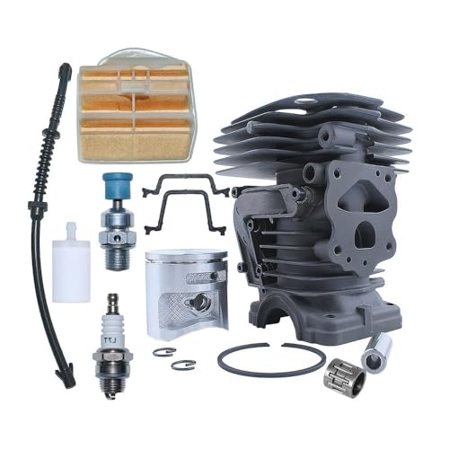 44mm Zylinderkolbensatz passend for 450 450e, kompatibel mit CS2245 CS2550S Dekompressionsluftfilter von RSIGAVEK