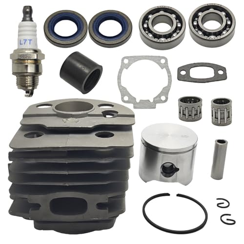 45MM Zylinderkolbenkurbellager-Öldichtungs-Motor-Motor-Kit Passend for 55 51 50 Kettensägen-Umbauteile OEM 503168301 von RSIGAVEK