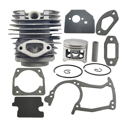 45mm Zylinderkolbensatz Vergaserdichtungssatz Passend for chinesische Kettensäge 4500 5200 5800 45cc 52cc 58cc Kettensäge von RSIGAVEK