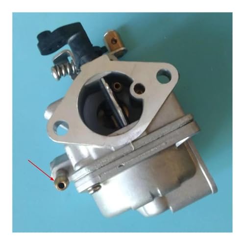 F5A P21X VERGASER FIT for F4B F6C F6A HIDEA 4T 4HP 5HP 6HP 8HP 4 HUB OUTBORAD OEM F6-04060000 6BX-14301-00(Twin Inlet Nozzle) von RSIGAVEK