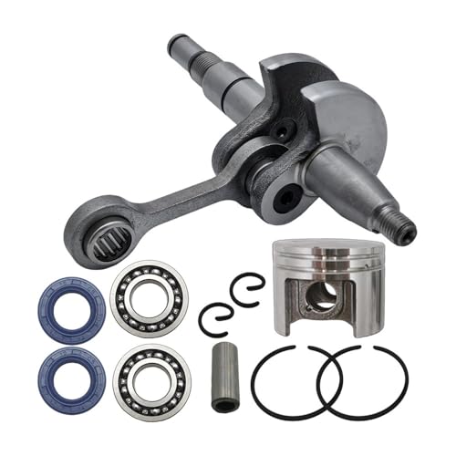 Kurbelwelle Kurbelwelle 38mm Kolbenringe Öldichtung Lagersatz Passend for MS180 MS170 018 017 MS 180 170 Kettensäge von RSIGAVEK
