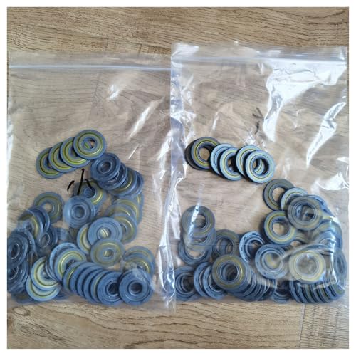 Kurbelwellen-Kugellager und Öldichtungssatz ersetzen passend for 135 140 435 435E 440 440E Kettensägenzubehör(50 Set Seals) von RSIGAVEK