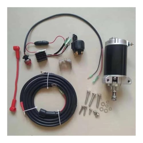 ME40 ELEKTRISCHE Start KIT Fit for Mercury ME60 2T EARLY40HP 2 Zylinder 50HP 60HP 3 Zylinder AUßENBORD Starter Motor ZÜNDER Schalter(40HP 2Cyl 60HP 3Cyl) von RSIGAVEK