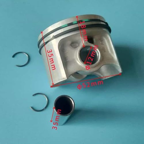 / MS382 KOLBEN KIT 52MM 11190302005 Fit for MS382C KETTENSÄGE Zylinder Ringe WIRST PIN Clips Montage(Original Piston Set) von RSIGAVEK