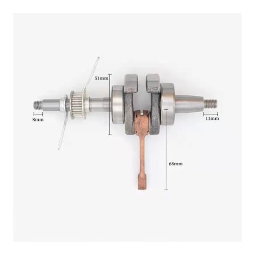 Passend for GX35 Rasenmäher-Kurbelwelle Viertakt 139 Pleuel Motorkurbelwelle Zweitakt 40-5 Freischneider-Kurbelwelle(Gray) von RSIGAVEK