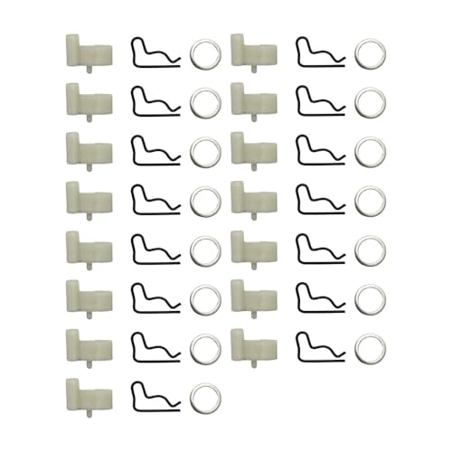 Rückstoßstarter-Sperrklinken-Federscheiben-Kit passend for FC55 FS38 FS45 FS46 FS55 FC55 HL45 KM55 String, 15 Stück von RSIGAVEK
