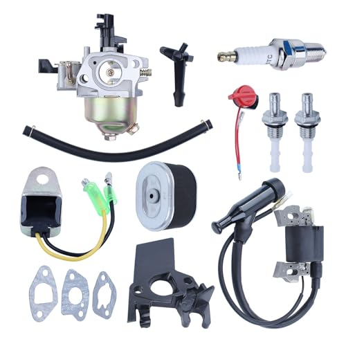 Vergaser-Zündspulen-Tune-Up-Kit Passend for GX160 GX200 5.5HP 6.5HP Motorstecker EIN-/Ausschalter von RSIGAVEK