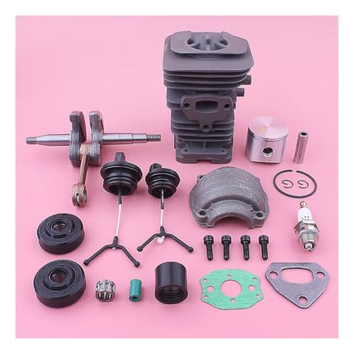 Zylinderkolben-Kurbelwelle mit 40 mm Durchmesser, passend for 136 137 141 142 Kettensäge, Betontrennsägen, 10 mm Stift, OEM 530069941 von RSIGAVEK