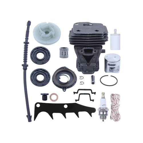 Zylinderkolbenfeder Stoßfängerspitze Passend for 450 445 450E Kettensägenmotor-Kit - 44MM von RSIGAVEK