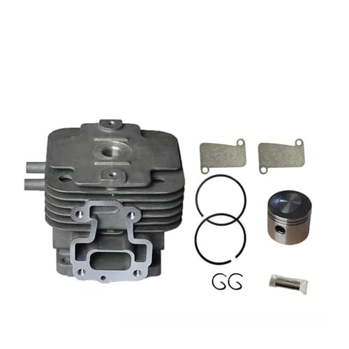 Zylinderkolbensatz 44 mm passend for TJ53 TJ53E Gartengeräte Gebläse Ersatz OEM 11005-0650 11005-2166(9Pcs Set) von RSIGAVEK