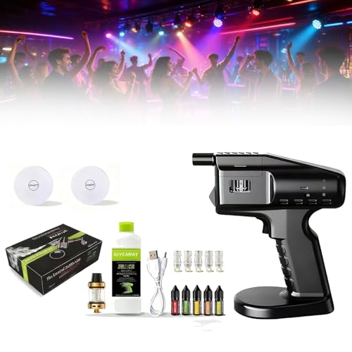 Handgehaltene Räucherblasenpistole, Rauchgenerator-Werkzeug, Küchenräuchergerät mit 5 Geschmacksrichtungen und essbaren Blasen, for Verbessern des Geschmacks von Speisen und Getränken Handgehaltene Räucherblasenpistole, Rauchgenerator-Werkzeug, Küchenräuchergerät mit 5 Geschmacksrichtungen und essbaren Blasen, for Verbessern des Geschmacks von Speisen und Getränken von RSPPPJQ