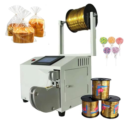 Automatische Twist Tie-Maschine, Golddraht-Versiegelungsbündelungsmaschine, 0,12-1,26 Zoll Draht Automatische Versiegelungsmaschine Beutelverschluss-Bündelungsausrüstung for Brotspielzeug von RSQQL