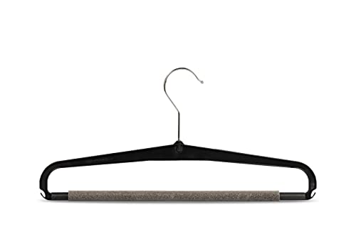 Hosenbügel Kleiderbügel 20 Stück Schaumstoff 37 cm Kunststoff Schwarz Rockbügel platzsparend von RSR Hangers