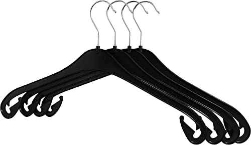 RSR Hangers Kleiderbügel NA 26 cm aus Kunststoff 100 Stück Kinderbügel Blusenbügel Hemdenbügel Kinderkleiderbügel platzsparend Schwarz für Kinderkleidung von RSR Hangers