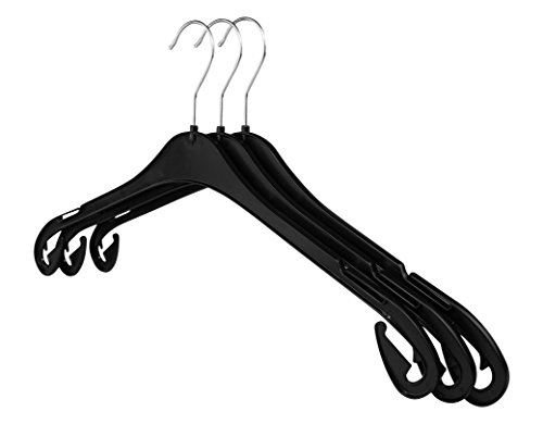 RSR Hangers 50 Stück NA T 43 cm Kleiderbügel Kunststoff Hemdenbügel Blusenbügel Garderobenbügel Jackenbügel von RSR Hangers