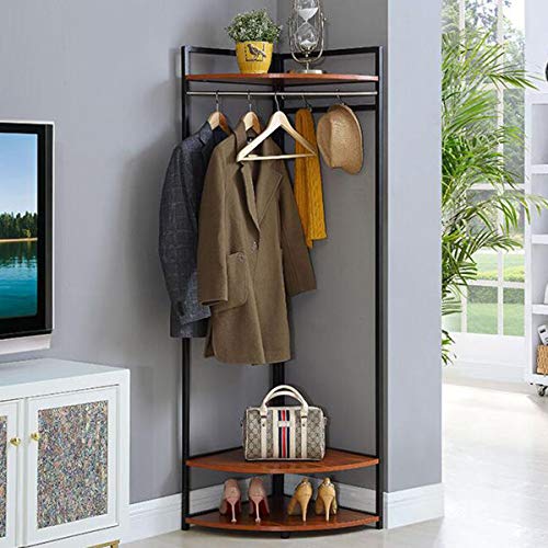 Freistehende Garderobe aus Metall, Verschiedene Eckgarderobe, Eckgarderobe, Schlafzimmer, Moderne, minimalistische Wohnzimmer-Kleiderbügel, Schwarz-40 x 167 cm Freistehende Garderobe aus Metall, Verschiedene Eckgarderobe, Eckgarderobe, Schlafzimmer, Moderne, minimalistische Wohnzimmer-Kleiderbügel, Schwarz-40 x 167 cm von RSREYF