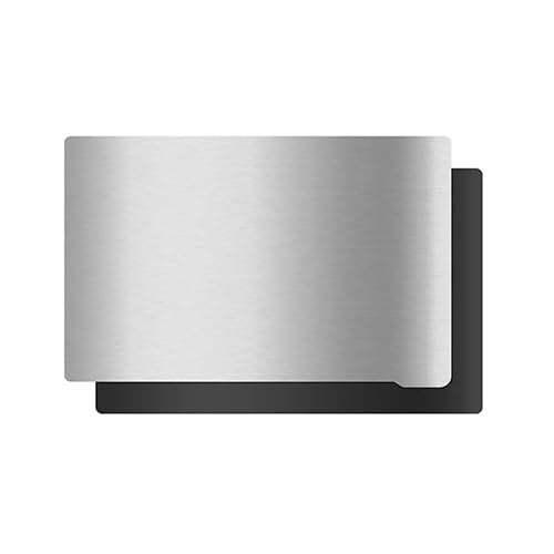 1 Stück Flexible Bauplatte aus Federstahl for 3D-Drucker mit magnetischer Basis – langlebig/einfach zu verwenden for Heimwerkerprojekte(135x75mm) von RSRSR