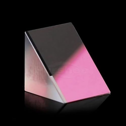 Hochpräzises Dreieckprisma aus optischem Glas 5 x 5 x 5 mm mit reflektierender Folie zur Demonstration des Lichtwegs von RSRSR