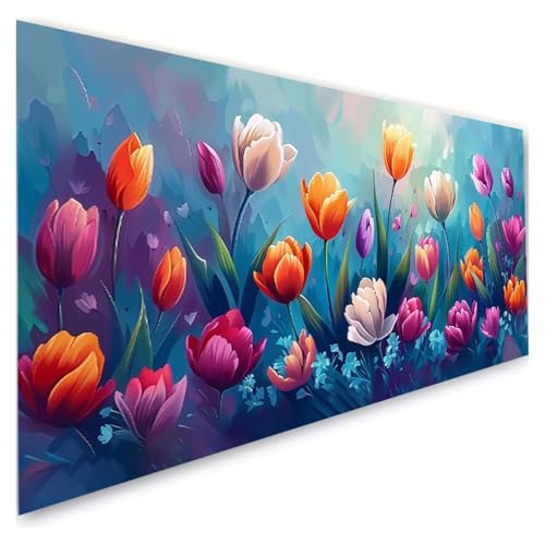 Diamond Painting Blume Diamond Painting Erwachsene Groß XXL 70x140cm,5D Diamant Paintings Bilder Tulpe Malen Nach Zahlen Anfänger,DIY Full Drill Diamant Malerei Stickerei Bastelset,Zimmer Deko G2-741 Diamond Painting Blume Diamond Painting Erwachsene Groß XXL 70x140cm,5D Diamant Paintings Bilder Tulpe Malen Nach Zahlen Anfänger,DIY Full Drill Diamant Malerei Stickerei Bastelset,Zimmer Deko G2-741 von RSZYUUNG