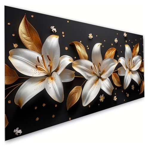 Diamond Painting Erwachsene Groß XXL 100x220cm,5D Diamant Painting Bilder Blume Diamond Paintings Kinder Lilie Diamond-painting,DIY Mosaikherstellung Basteln Mädchen Geschenke,Deko Wohnzimmer G2-714 von RSZYUUNG