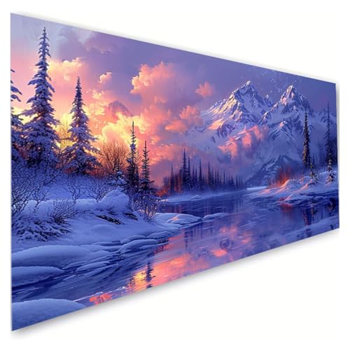 Diamond Painting Erwachsene Groß XXL 100x220cm,5D Diamant Painting Bilder Winter Diamond Paintings Kinder Berg Diamond-painting,DIY Mosaikherstellung Basteln Mädchen Geschenke,Deko Wohnzimmer G2-554 Diamond Painting Erwachsene Groß XXL 100x220cm,5D Diamant Painting Bilder Winter Diamond Paintings Kinder Berg Diamond-painting,DIY Mosaikherstellung Basteln Mädchen Geschenke,Deko Wohnzimmer G2-554 von RSZYUUNG