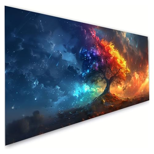 Diamond Painting Erwachsene Groß XXL 10x20cm,5D Diamant Painting Bilder Baum Diamond Paintings Kinder Landschaft Diamond-painting,DIY Mosaikherstellung Basteln Mädchen Geschenke,Deko Wohnzimmer G2-616 von RSZYUUNG