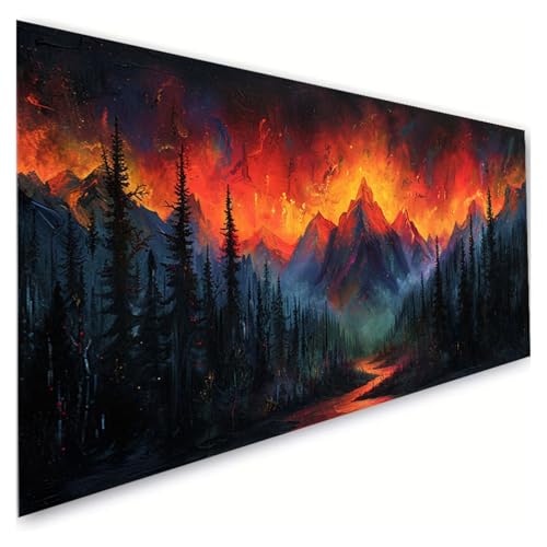 Diamond Painting Erwachsene Groß XXL 30x60cm, 5D Diamant Painting Bilder Berg Diamond Paintings Kinder Flamme Diamond-painting, DIY Mosaikherstellung Basteln Mädchen Geschenke, Deko Wohnzimmer G2-522 Diamond Painting Erwachsene Groß XXL 30x60cm, 5D Diamant Painting Bilder Berg Diamond Paintings Kinder Flamme Diamond-painting, DIY Mosaikherstellung Basteln Mädchen Geschenke, Deko Wohnzimmer G2-522 von RSZYUUNG
