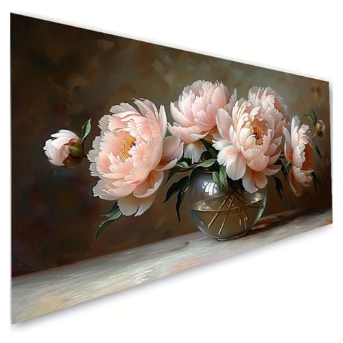 Diamond Painting Erwachsene Groß XXL 40x90cm, 5D Diamant Painting Bilder Blume Diamond Paintings Kinder Pfingstrose Diamond-painting, DIY Mosaikherstellung Basteln Mädchen, Deko Wohnzimmer G2-790 Diamond Painting Erwachsene Groß XXL 40x90cm, 5D Diamant Painting Bilder Blume Diamond Paintings Kinder Pfingstrose Diamond-painting, DIY Mosaikherstellung Basteln Mädchen, Deko Wohnzimmer G2-790 von RSZYUUNG