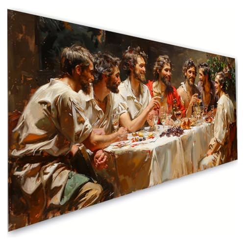 Diamond Painting Erwachsene Groß XXL 40x90cm,5D Diamant Painting Bilder Das letzte Abendmahl Diamond Paintings Kinder Mann Diamond-painting,DIY Mosaikherstellung Bastelnset,Deko Wohnzimmer G2-520 Diamond Painting Erwachsene Groß XXL 40x90cm,5D Diamant Painting Bilder Das letzte Abendmahl Diamond Paintings Kinder Mann Diamond-painting,DIY Mosaikherstellung Bastelnset,Deko Wohnzimmer G2-520 von RSZYUUNG